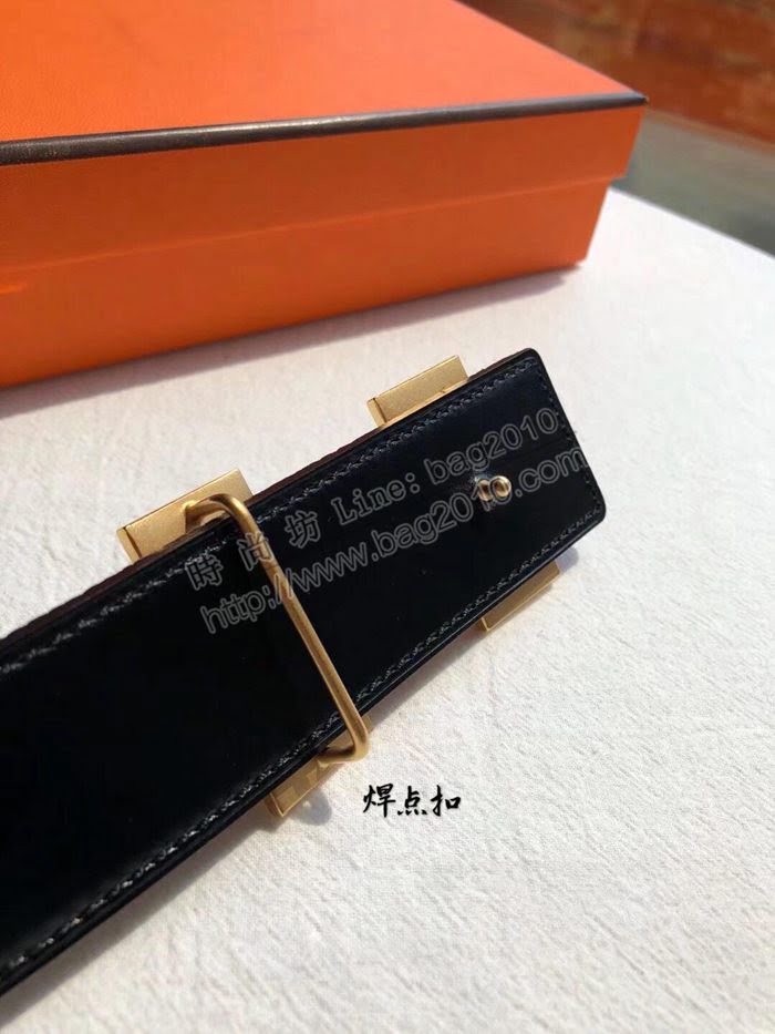 HERMES皮帶 雙面原版 h焊點扣 愛馬仕男皮帶  hgh2001